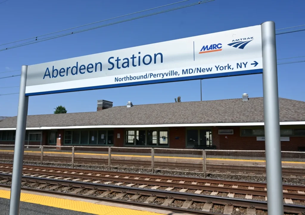 Amtrak Station in Aberdeen
