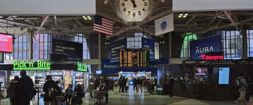 Facilities and Services at the Amtrak Station in Boston