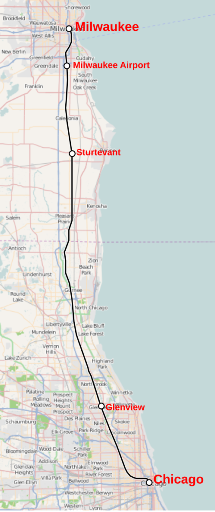 Detailed Hiawatha Train’s Route Map